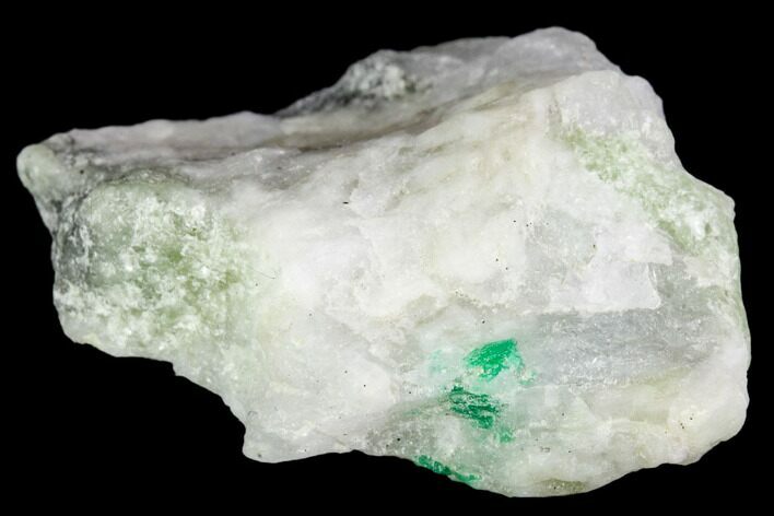 Beryl (Var Emerald) in Calcite - Khaltoru Mine, Pakistan #112067